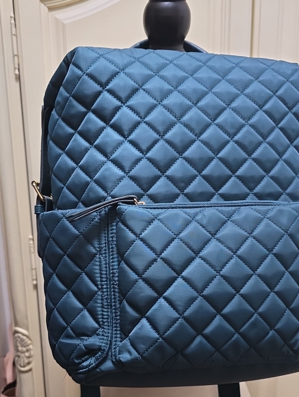 Tommy Bahama Quilted Teal Women's Backpack - Stylish Everyday Bag